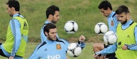 Euro 2012: Echipa Spaniei a efectuat primul antrenament pe pamant polonez